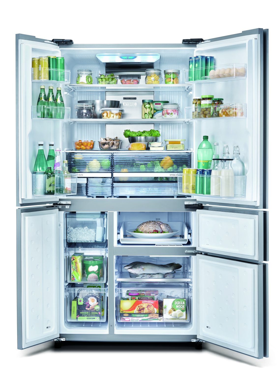 מקרר 5 דלתות SJ-9730GL – SHARP - יבואן רשמי – תמונה 2