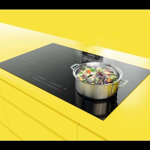 כיריים אינדוקציה 80 ס"מ - ZANUSSI - דגם ZIAN844K - זכוכית שחורה - יבואן רשמי – תמונה 2