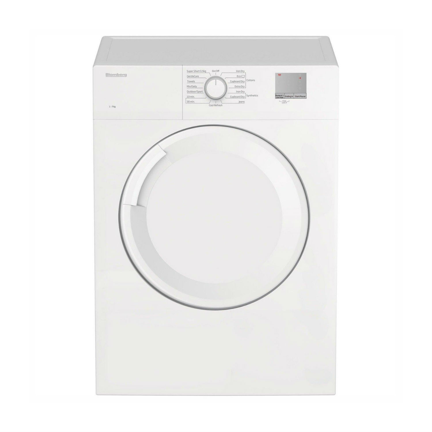 מייבש כביסה 7 ק"ג פתח חזית BLOMBERG - TGA170PZ - יבואן רשמי